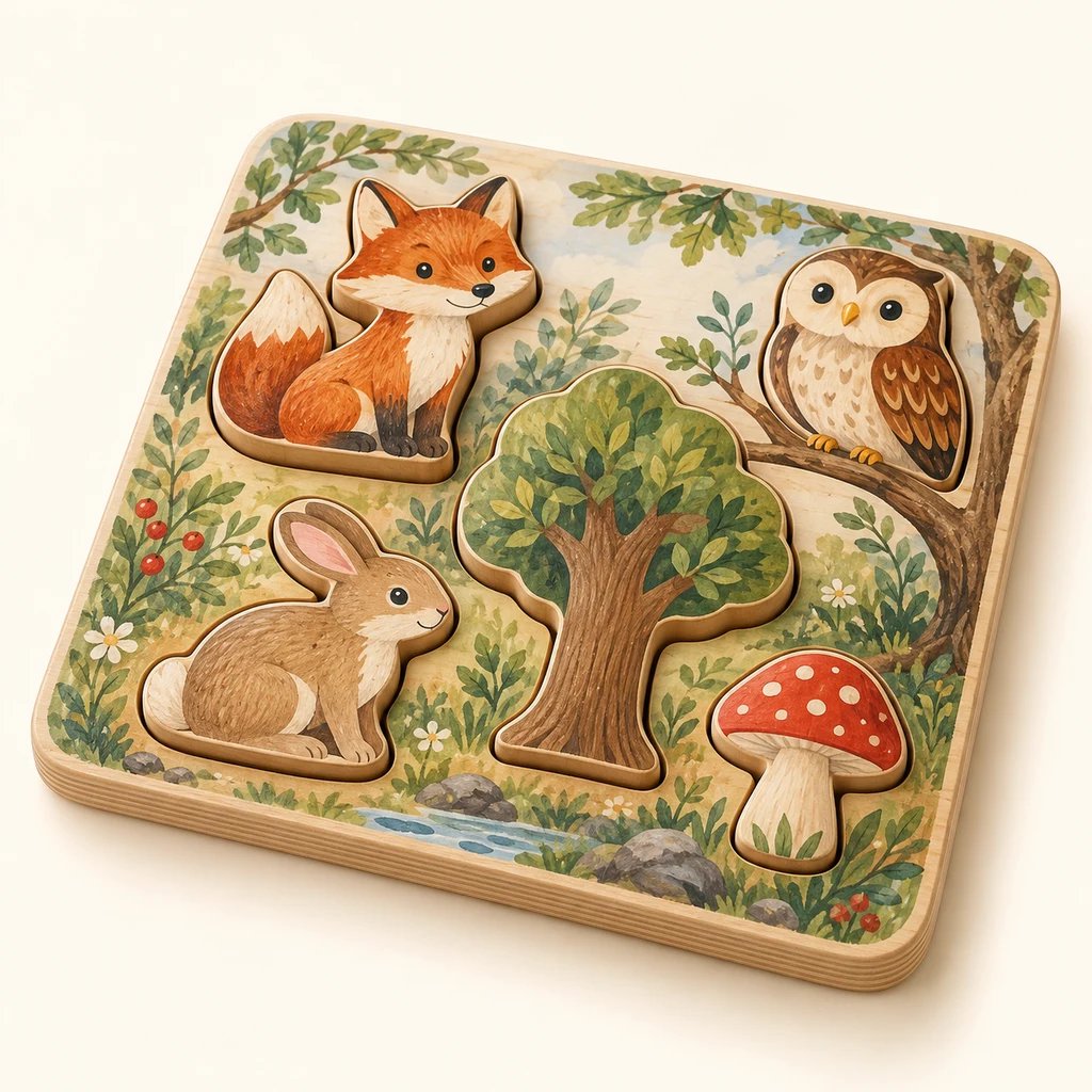 Puzzle Waldreise